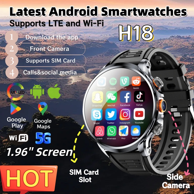 Photography Lighting Gel - NOWY Smartwatch 4G Android H18 z