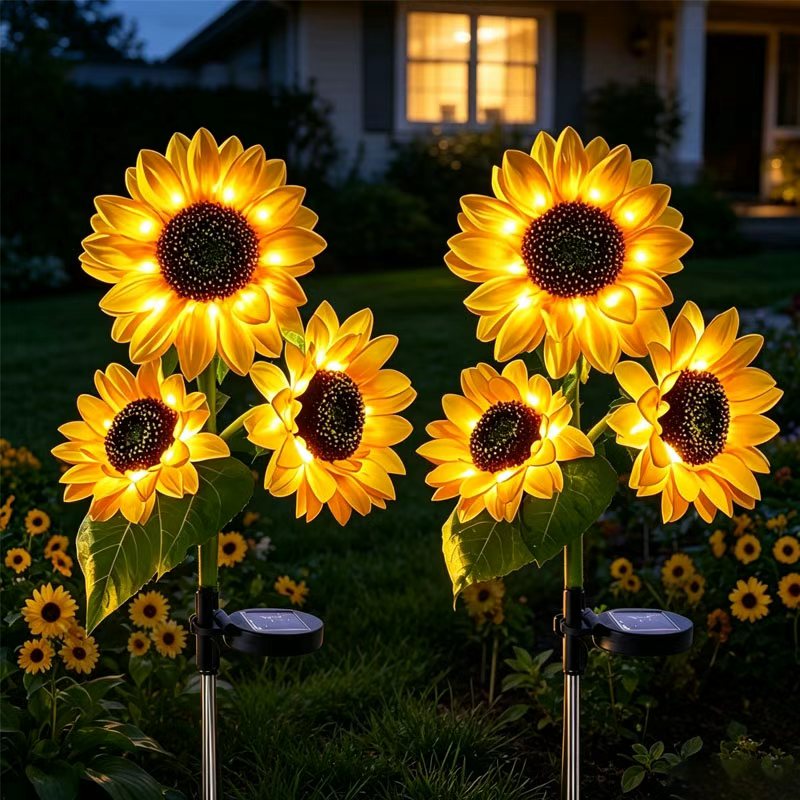 2-pak solarnych lamp ogrodowyc – Flower Photography Led Lighting Pack recenzja i cena