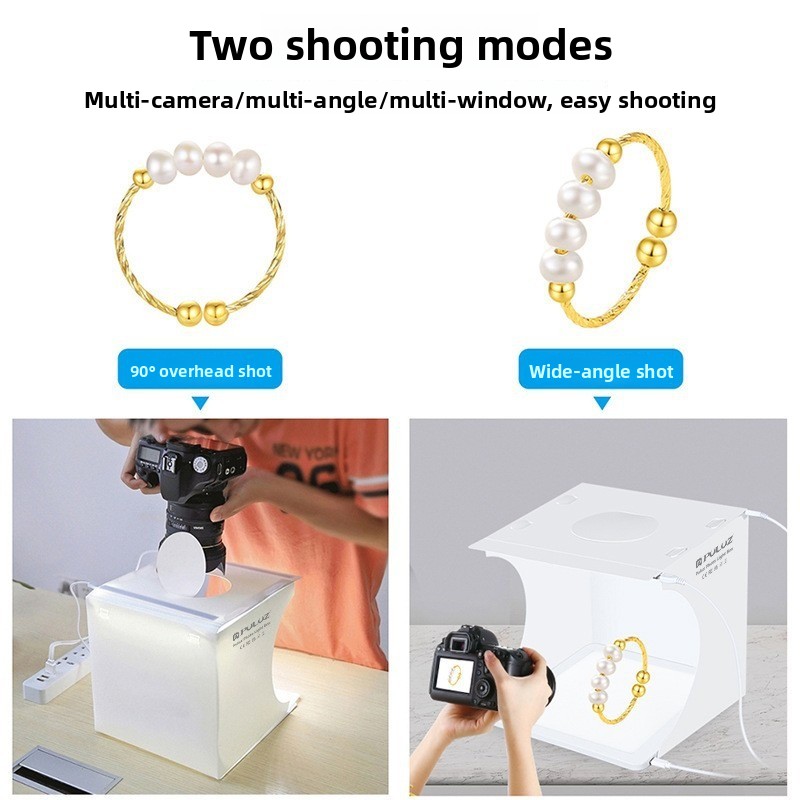 2-w-1 20cm Mini LED Photo Ligh – Photography Lighting No Shadows recenzja i cena