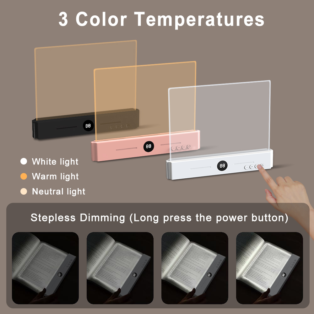 Lampka do czytania LED 2w1 i l – Photography Lighting Book recenzja i cena