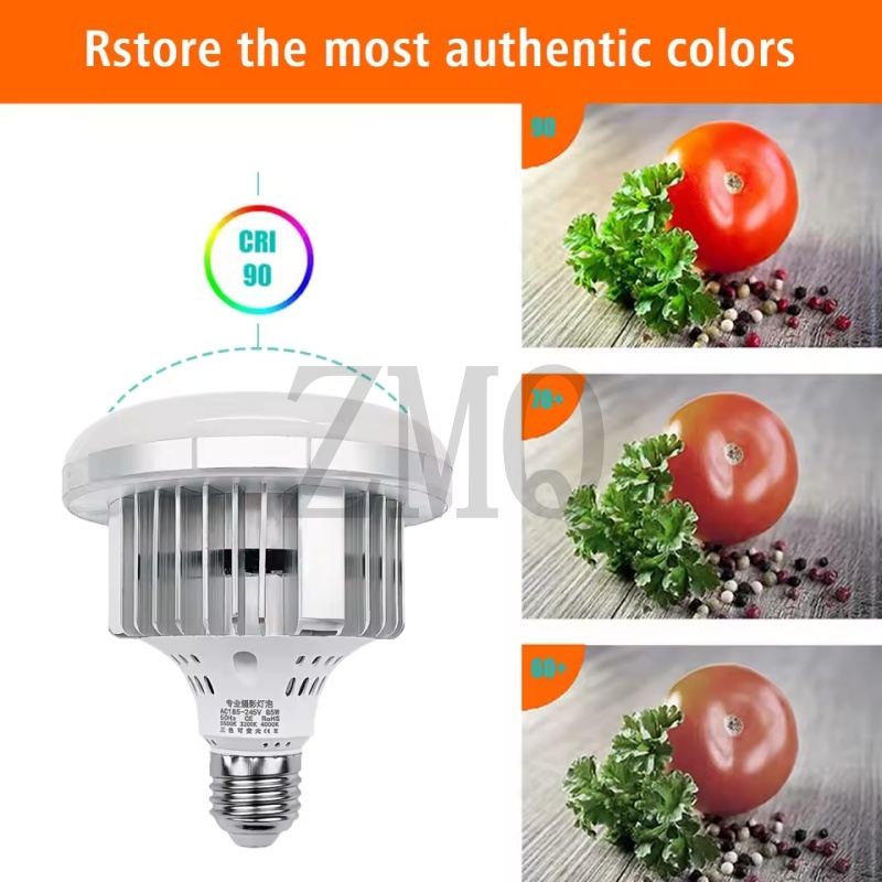 Lampa E27 85W 155W 3200K-5500K – Photography And Videography Lighting recenzja i cena